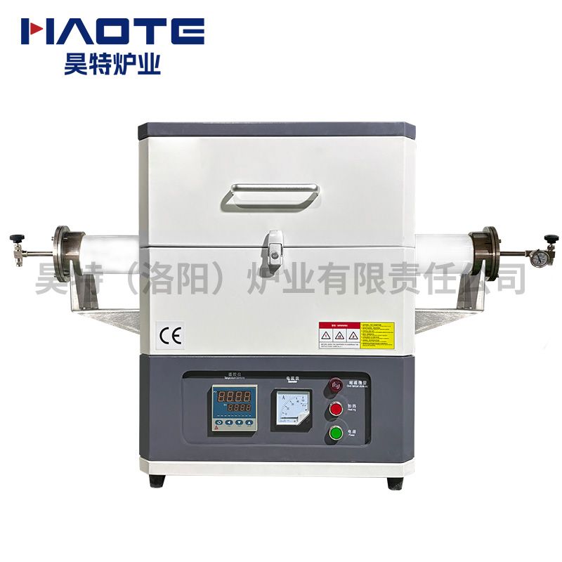 管式爐1200℃管徑100加熱區(qū)300電阻絲加熱新配色灰白