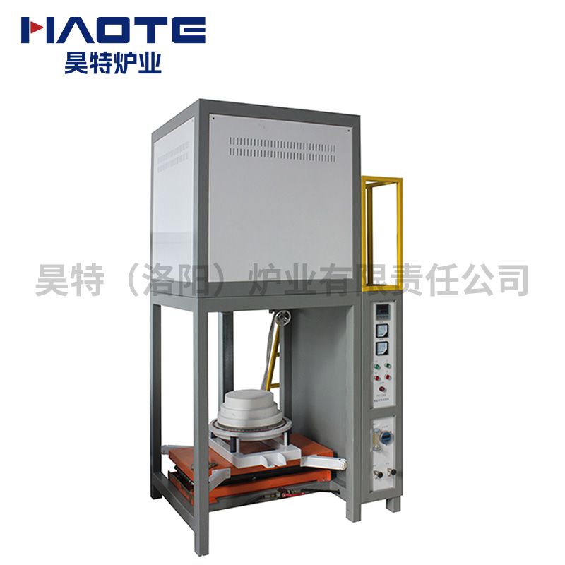 直徑300X高度500mm1400℃氣氛井式液壓升降爐