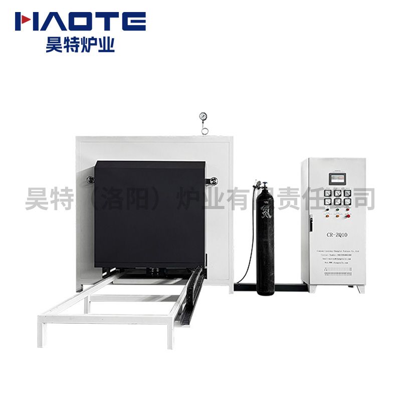 韓國(guó)臺(tái)車爐1200X800X800電阻絲加熱1200℃模塊爐